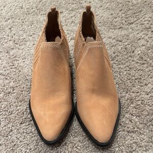SCHUTZ Tan Ankle Booties